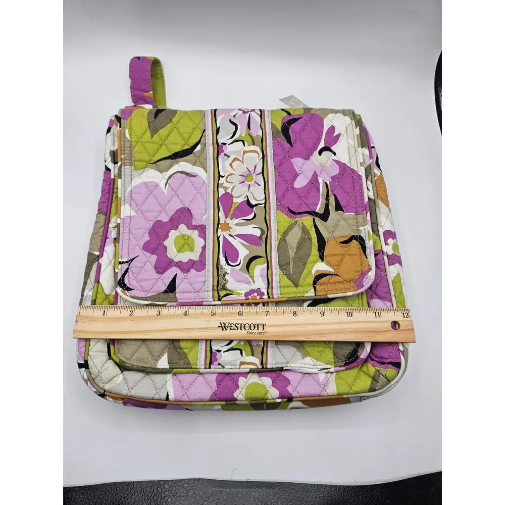 Vera Bradley Portobello Road Crossbody‎ Retired Pattern Purple Green Floral